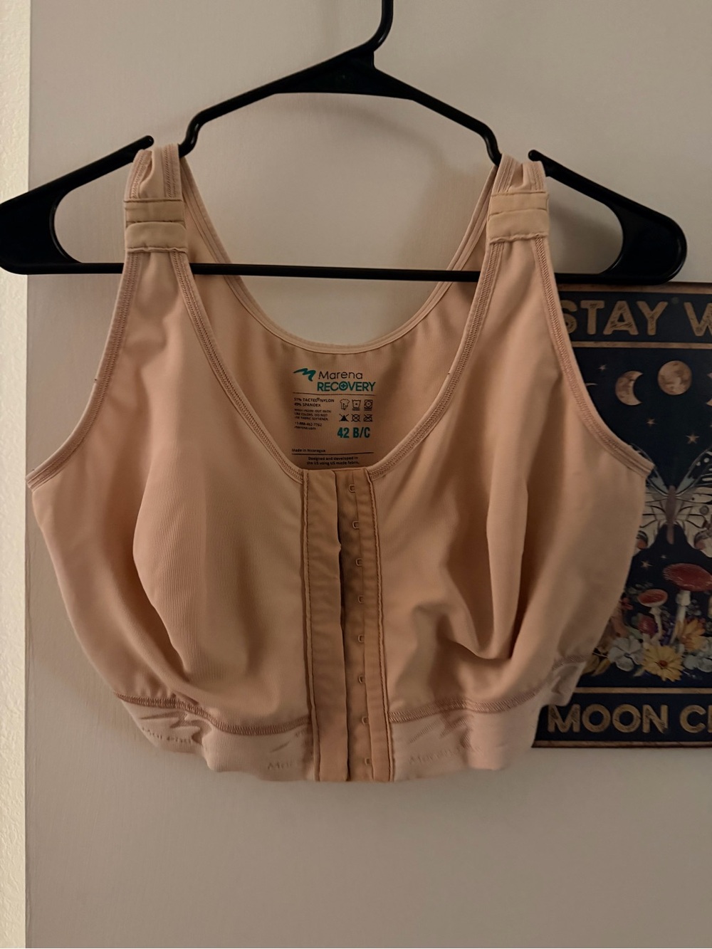 Morena Recovery Front Closure Shapewear Bra in Nude